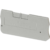 End/partition plate for terminal block D-PT 1,5/S-TWIN