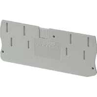 End/partition plate for terminal block D-PT 6-QUATTRO