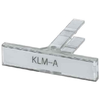 Labelling material 44x7mm white ES/KLM-A