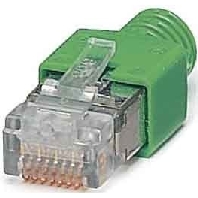 RJ45 8(8) plug FL PLUG RJ45 GN/2