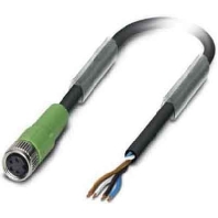 Sensor-actuator patch cord 1,5m M8 SAC-4P-1,5-PUR/M 8FS