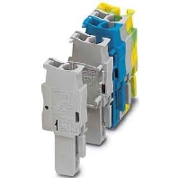 Terminal block connector 1 -p 24A SP 2,5/ 1-R GNYE