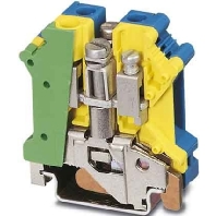 Ground terminal block 1-p 16,4mm UK 6 N-PE/N