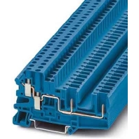 Feed-through terminal block 6,2mm 32A UT 4-QUATTRO/ 2P BU
