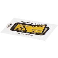 Warning/signing plate WS-2K