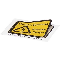 Warning/signing plate WS-4K