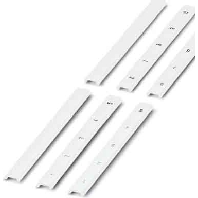 Label for terminal block 12mm white ZBF 12:UNBEDRUCKT