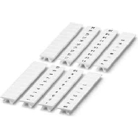 Label for terminal block 5,08mm white ZB 5,0 0809858:0091