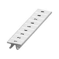 Label for terminal block 6,2mm white ZB 6,LGS:SYMBOLE L1