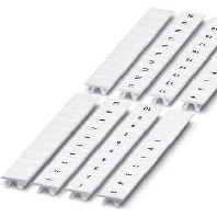 Label for terminal block 8,2mm white ZB 8,Q 1052028:0051