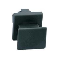 Dust shield for plug connections black UAE-Cat. BS