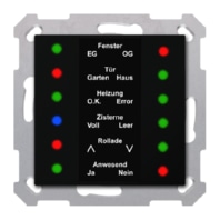 KNX LED Indicator 55, Black matt SCN-LED5506.01