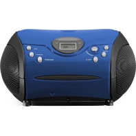 UKW-Radio m.CD stereo,blau/schwarz SCD-24 blue/black