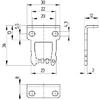 Actuator for position switch AZ 17/170-B5