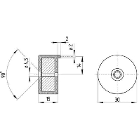 Actuator for position switch BPS 300