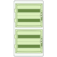 Surface mounted distribution board 842mm 13437