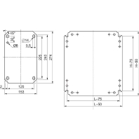 Montageplatte 300x250 NSYMM3025