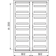 Mounting kit for switchgear cabinet NSYSMP2D5