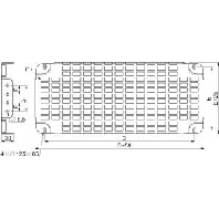 Mounting plate for distribution board NSYSTMP2280