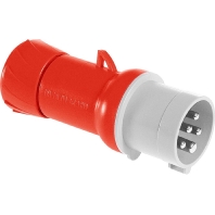 CEE plug 16A 4p 6h 400 V (50+60 Hz) red PKE16M435