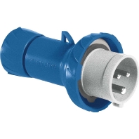 CEE plug 32A 2p 6h 230 V (50+60 Hz) blue PKE32M723