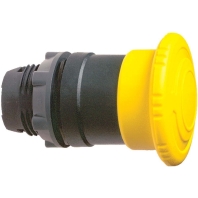 Mushroom-button actuator yellow IP66 ZB5AS55