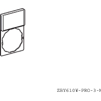 Label for control devices ZBY6102