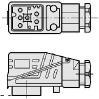 Sensor-actuator connector DOS-2107-W
