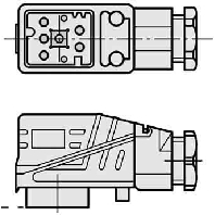 Kabeldose 7p.,m.Codierung f.DC DOS-2107-W