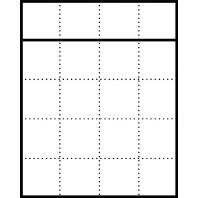 Mounting frame for door station 20-unit BGA 611-4/5-0 SM