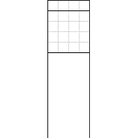 Briefkasten freistehend weiss BG/SR 611-4/5-0 W