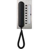 Haustelefon Comfort Aluminium/Schwarz HTC 811-0 A/S