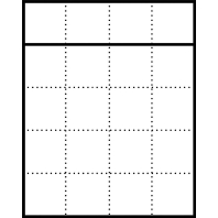 Mounting frame for door station 20-unit KR 611-5/4-0 DG