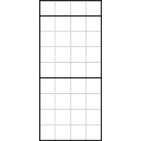 Mounting frame for door station 36-unit KR 611-9/4-0 A W