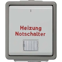 Heizung-Notschalter Delta Flche,dGr/hGr 5TA4741