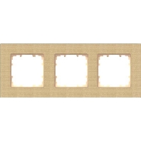 Rahmen 3-fach Delta Miro Holz 5TG1103-4