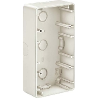 Surface mounted housing 2-gang white 5TG1826