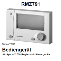 EIB KNX control panel, Synco 700, RMZ791
