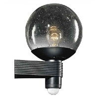 Sensor-Leuchte 60W IP44 230-240V L 400 S sw