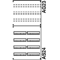 Panel for distribution board 1050x500mm 2V3KA