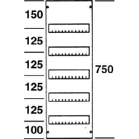 Cover for distribution board 750x250mm AG15