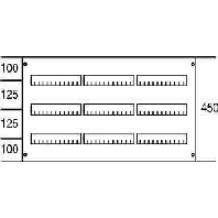 Cover for distribution board 450x750mm AS33