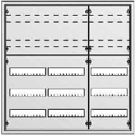 Wall mounted distribution board 850mm U53K