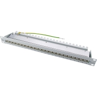 19 inch Patch Panel 1U gray MPP24-HS Cla. EA500, J02023A0052