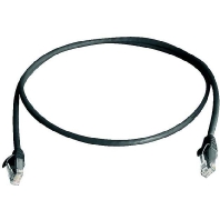 Patchkabel U/UTP C.6 1,0m MP8 250,LSZH,sw,1:1 L00000A0297