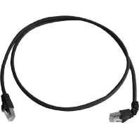 Patchkabel S/FTP 6A sw 7,5m 1x90Grd L00004A0115