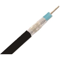 Coaxial cable 75Ohm black SK2003plus Sp100