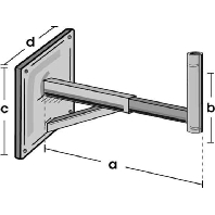 Wall mount for antenna WWH 5075