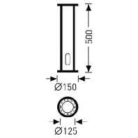 Ground spike for luminaires 08800
