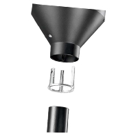 Coupler/connector bended for luminaires 0980/60